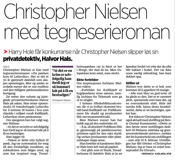 Christopher Nielsen: Hold Brillan. Da pønken kom til Lefsevika.
