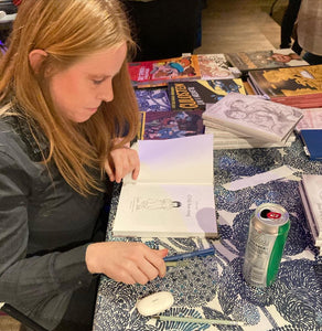 Lene Ask signerer "O bli hos meg"