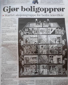 Anders Kvammen illustrasjon, Boligopprøret,  Dagsavisen