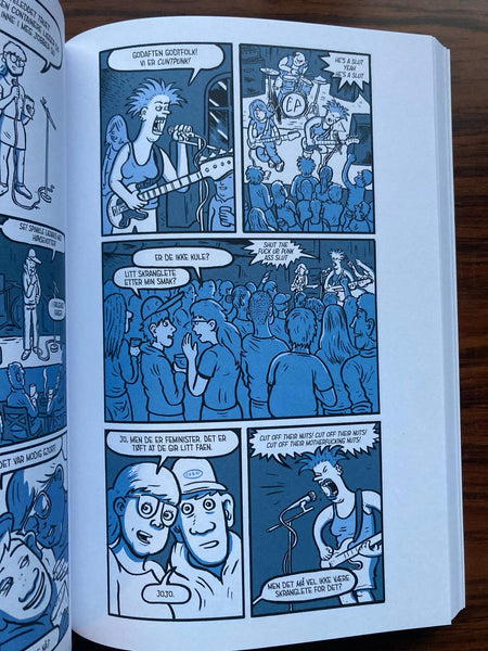 Flu Hartberg: OsloLovers SIGNERT MED TEGNING PÅ BOKAS TITTELSIDE