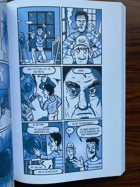 Flu Hartberg: OsloLovers SIGNERT MED TEGNING PÅ BOKAS TITTELSIDE