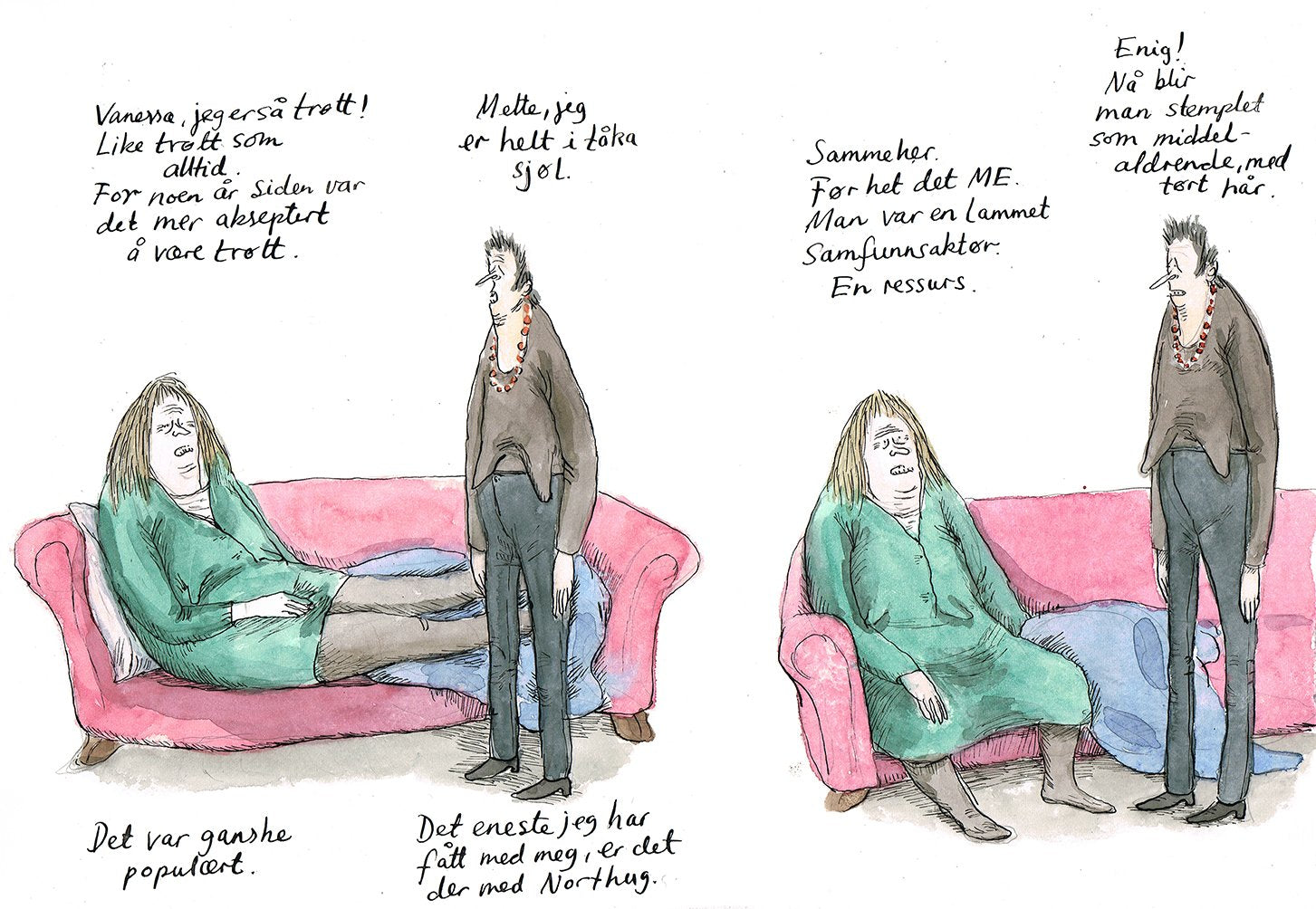 Mette Hellenes: Trøtt, original, Kebbelife