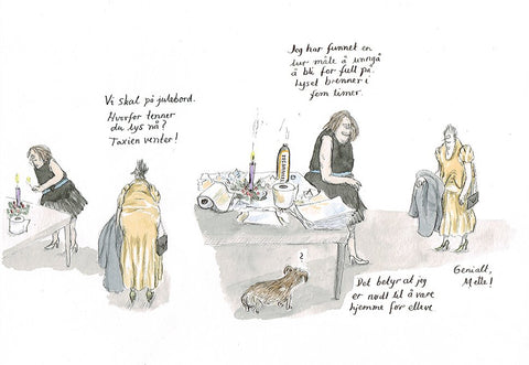 Mette Hellenes: Julebord, original, Kebbelife