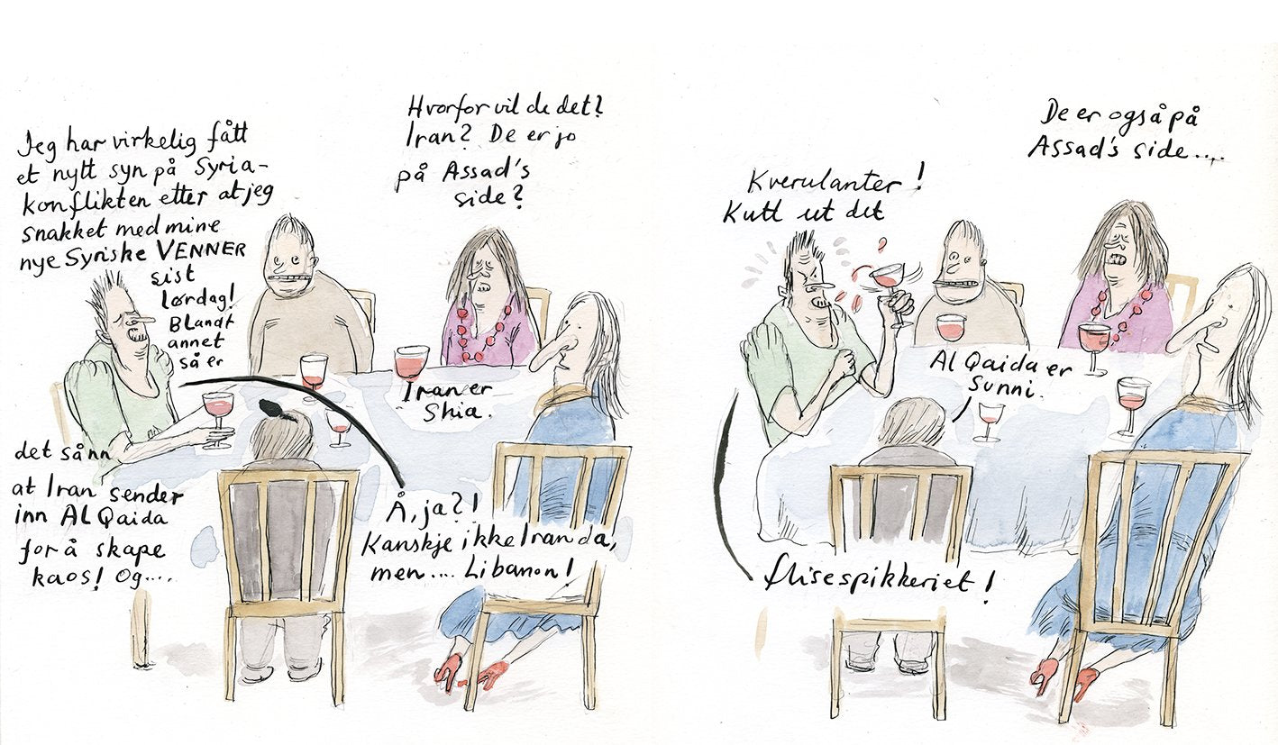 Mette Hellenes:  Syria-konflikten, original, Kebbelife