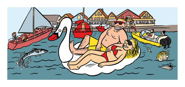 Sindre Goksøyr makrellboks-Giclée-trykk: 30 forskjellige motiver!
