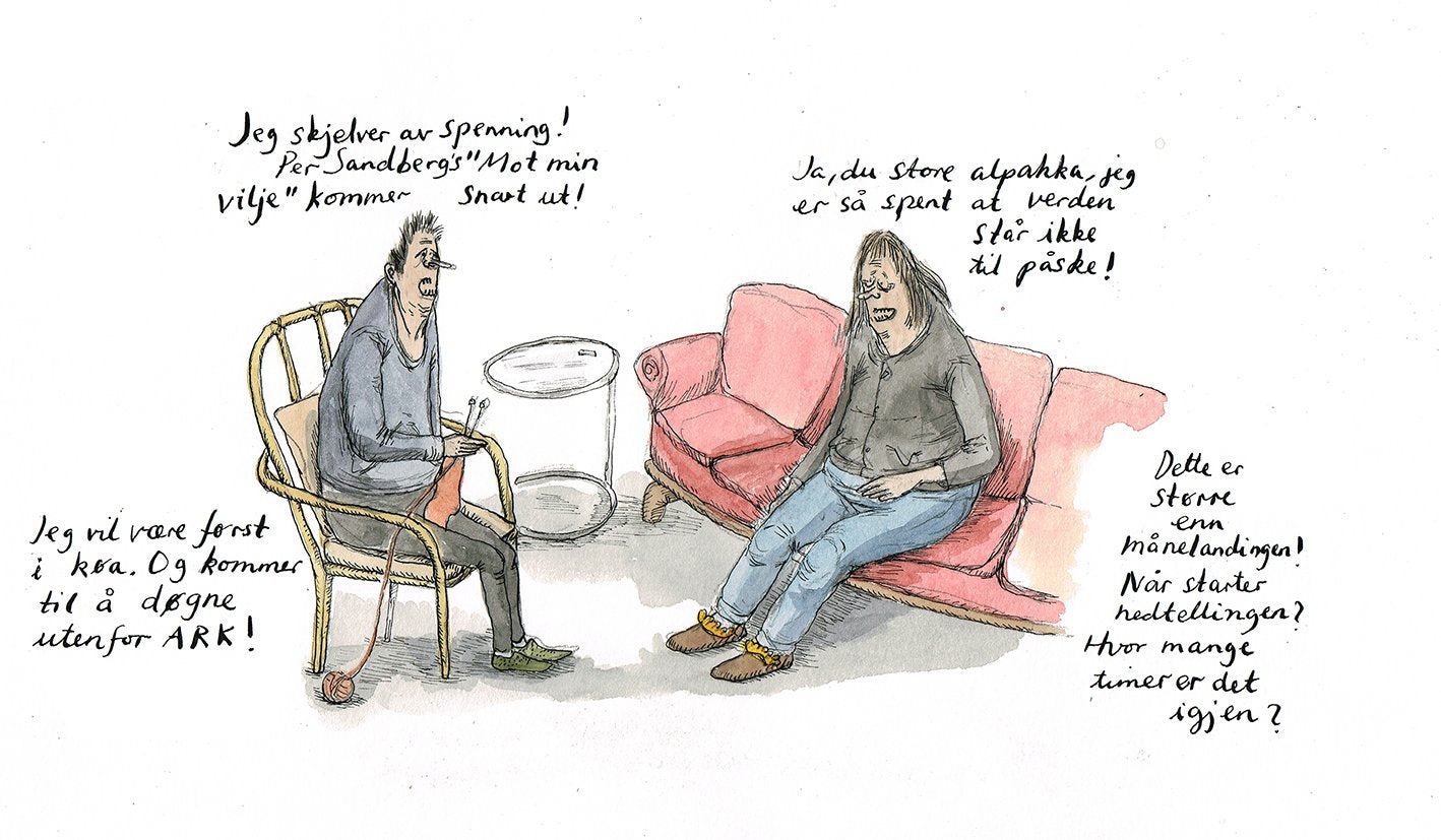 Mette Hellenes: Per Sandberg: Mot min vilje, original, Kebbelife