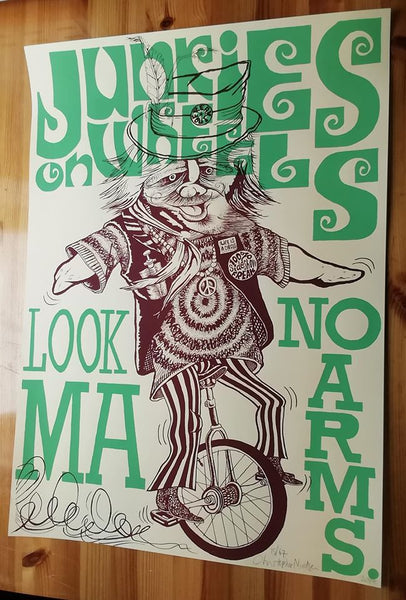 Christopher Nielsen: "Junkies on Wheels" Silketrykk, 6 motiver