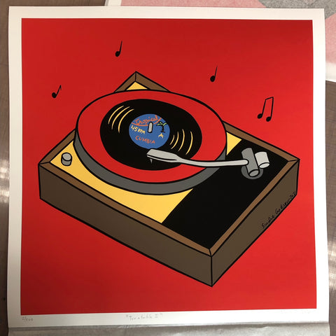 Sindre W. Goksøyr: "Turntable II". Giclée-trykk