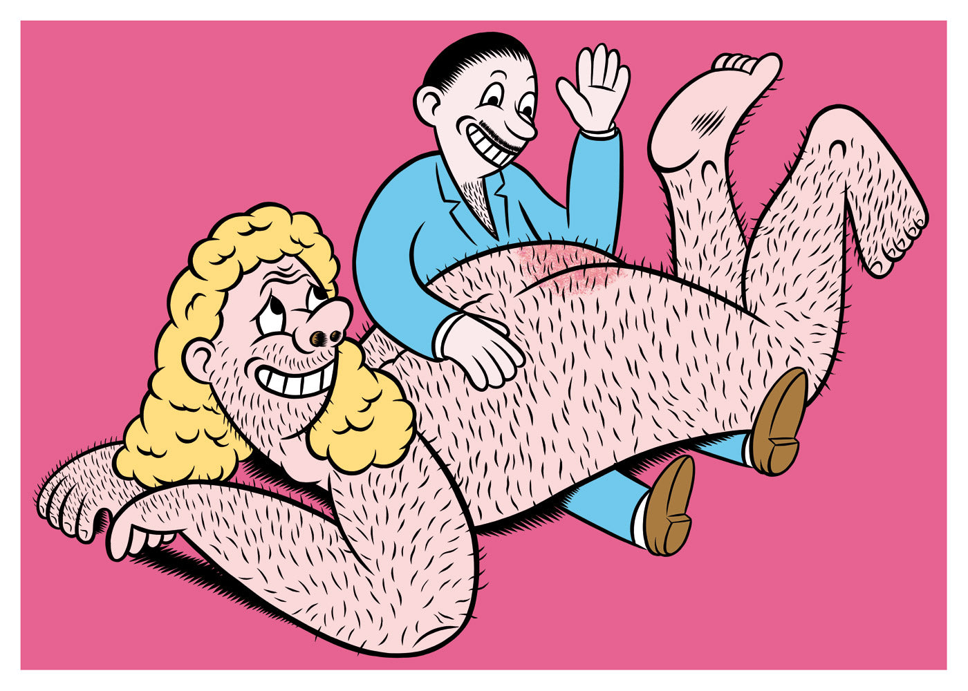 Sindre W. Goksøyr. Giclée. Tittel: Spank
